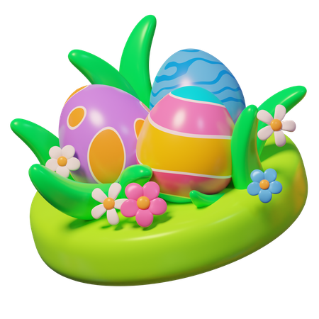 Hidden Eggs  3D Icon