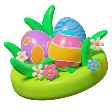 Hidden Eggs  3D Icon