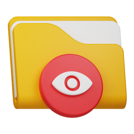 Hide Folder  3D Icon