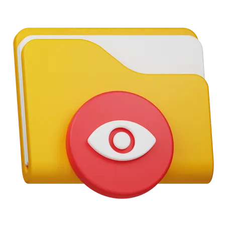 Hide Folder  3D Icon