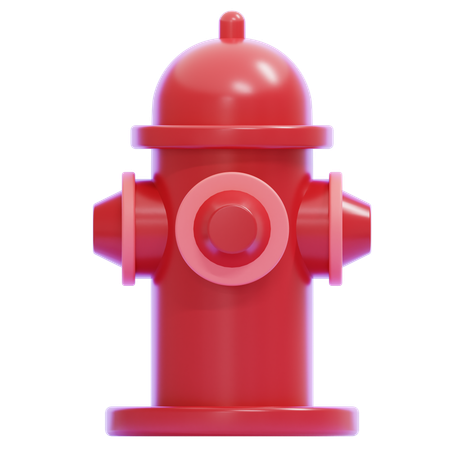 Hidrante  3D Icon