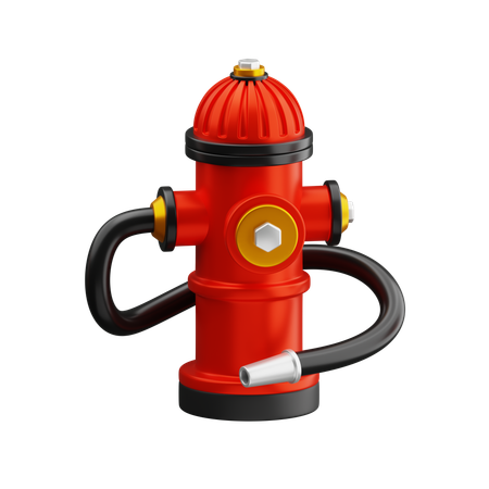 Hidrante  3D Icon