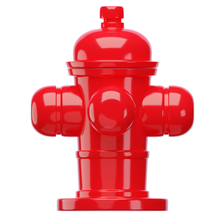 Hidrante  3D Icon