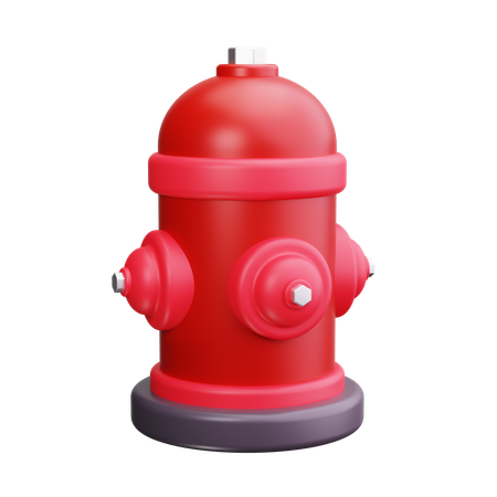 Hidrante  3D Icon