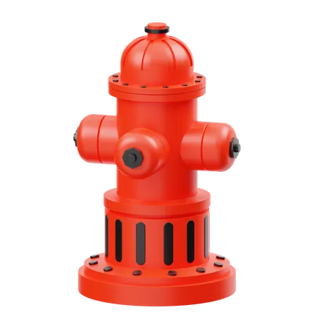 Hidrante  3D Icon