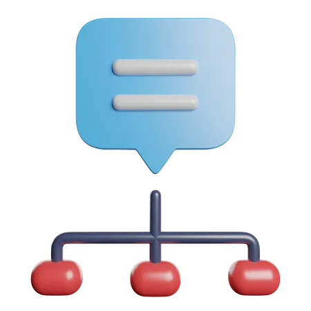 Hierarchical Structure  3D Icon