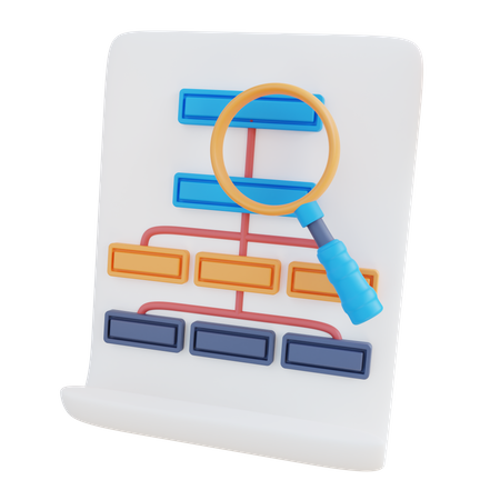 Hierarchieanalyse  3D Icon