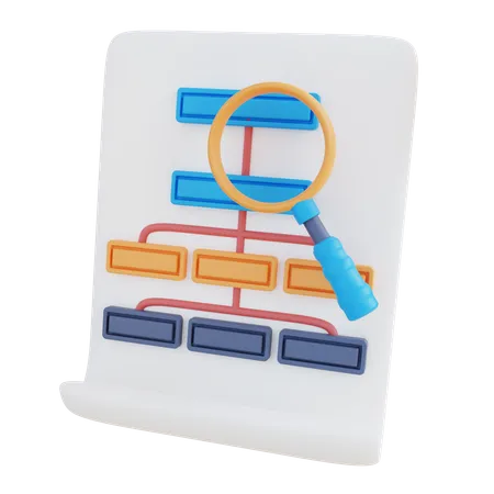 Hierarchieanalyse  3D Icon