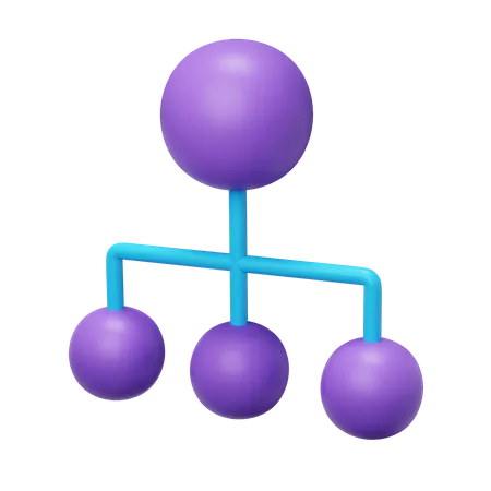 Hierarchieelement  3D Icon