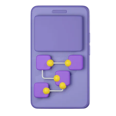 Hiérarchie mobile  3D Icon