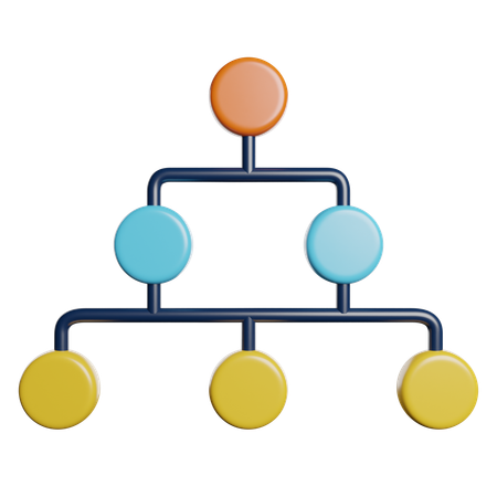 Hierarchy  3D Icon
