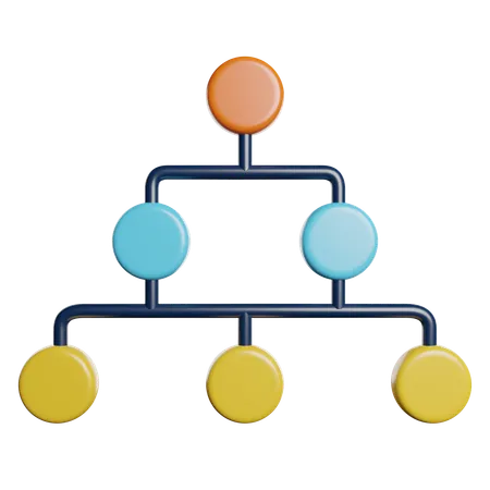 Hierarchy  3D Icon