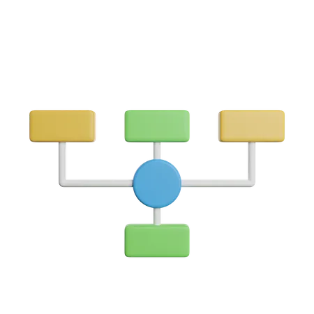 Hierarchy  3D Icon