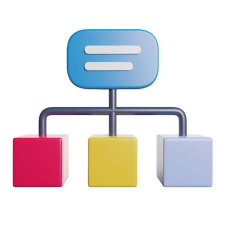 Hierarchy  3D Icon