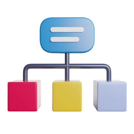 Hierarchy  3D Icon