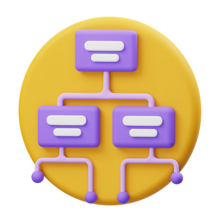 Hierarchy  3D Icon