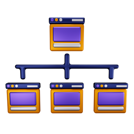 Hierarchy  3D Icon