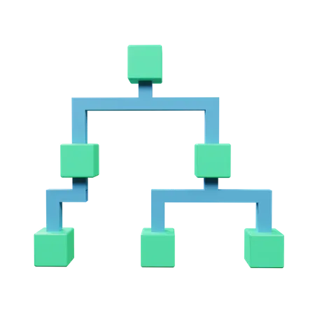 Hierarchy  3D Illustration