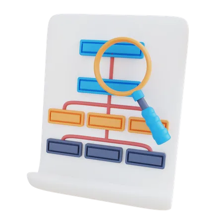 Hierarchy Analysis  3D Icon