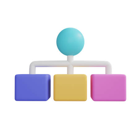 Hierarchy Graph  3D Icon