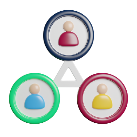 Hierarchy Structure  3D Icon