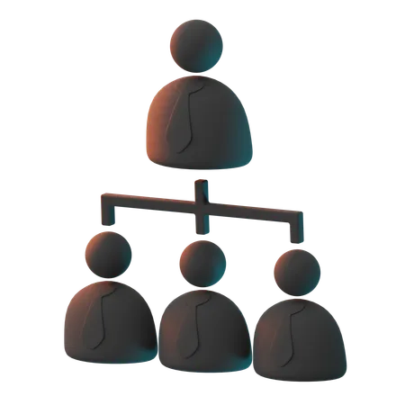 Hierarchy Structure  3D Icon