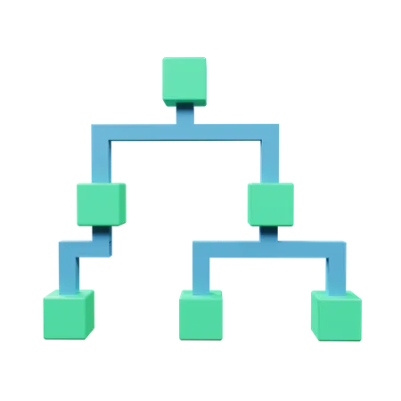 Hierarquia  3D Illustration