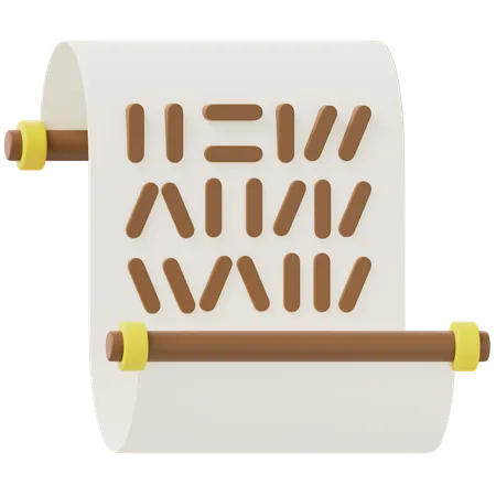 Hieroglyph  3D Icon