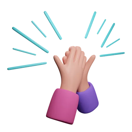 High Five Hand Download This Item Now 3D Icon