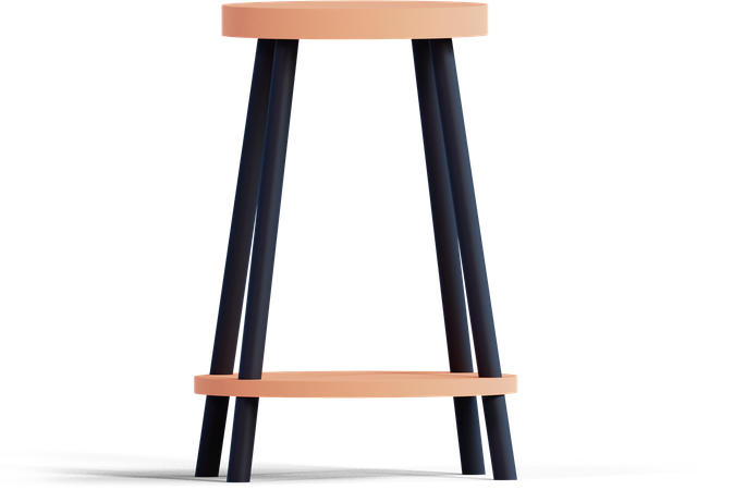 High Chair  3D Icon