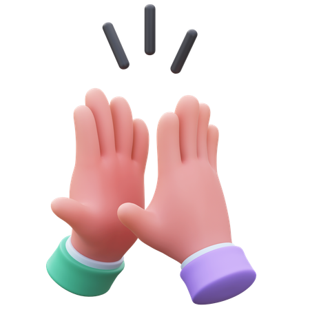 High-five  3D Icon