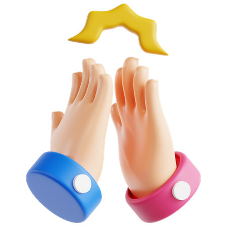 High Five  3D Icon