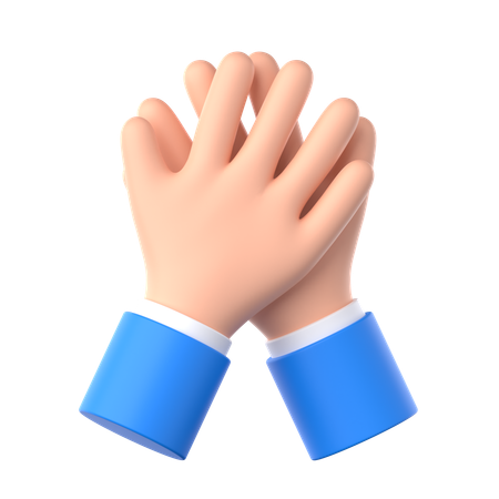 Geste de la main à cinq  3D Icon