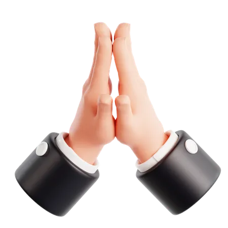 High Five Hand Gesture  3D Icon