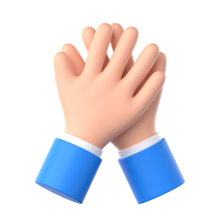 High Five Hand Gesture  3D Icon