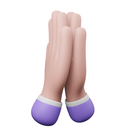 High Five Hand Gesture  3D Icon
