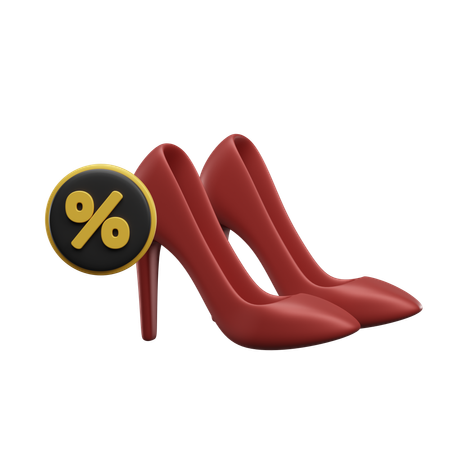 High heeled shoes Discount  3D Icon