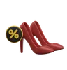 High heeled shoes Discount
