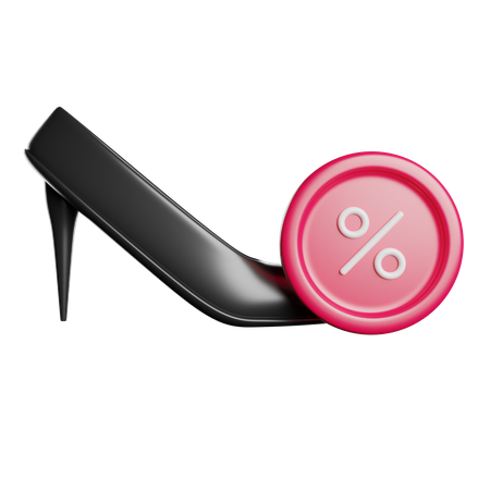 High Heels Discount  3D Icon