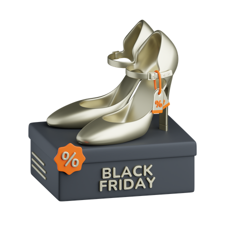 High Heels Shoes Discount 3D Icon