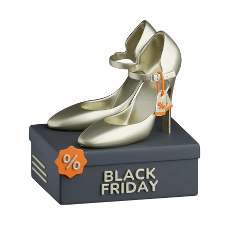 High Heels Discount Black Friday 3D Icon