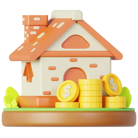 High House Investments  3D Icon