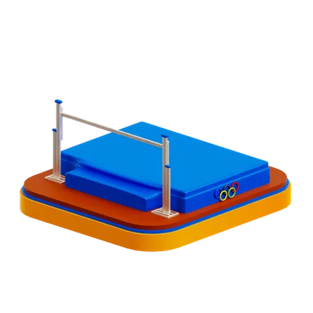 High Jump  3D Icon