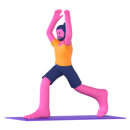 High Lunge  3D Icon