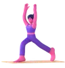 High Lunge Pose