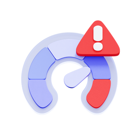 고위험 측정기  3D Icon