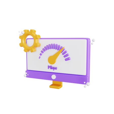 High Speed Connection  3D Icon