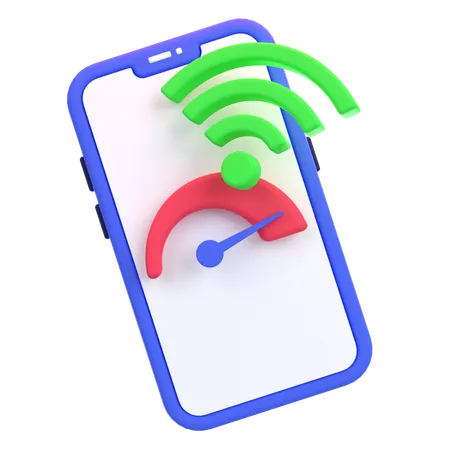 High Speed Internet  3D Icon