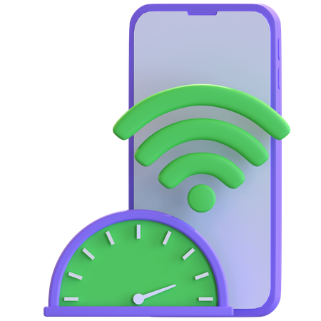 High Speed Internet  3D Icon