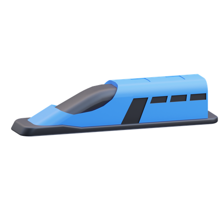 高速列車  3D Icon